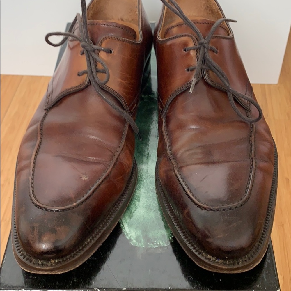 Magnanni brown leather dress shoes